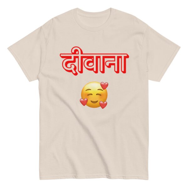 Deewana Lover Hindi T-Shirt Cotton Man Classic Tee