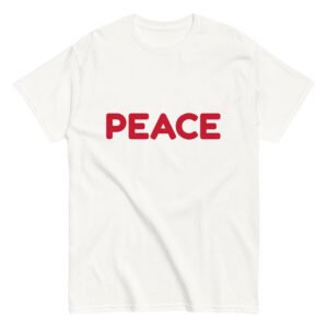 Peace T-Shirt Cotton Unisex Classic Tee