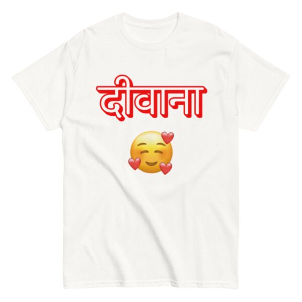 Deewana Lover Hindi T-Shirt Cotton Man Classic Tee