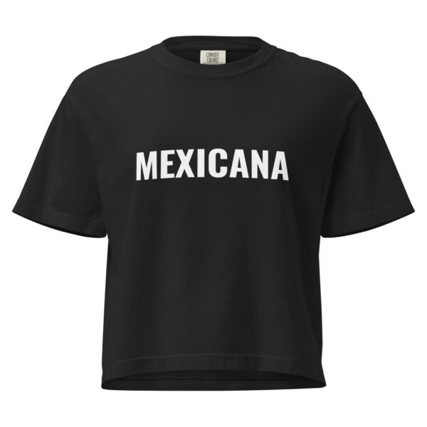 Mexicana Women’s Black Heavyweight Boxy Tee