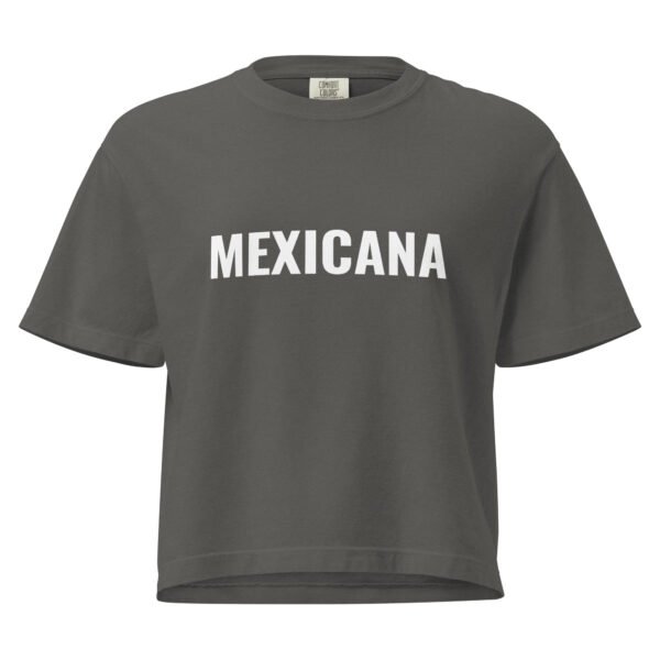 Mexicana Women’s Black Heavyweight Boxy Tee