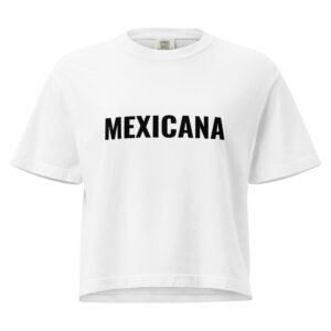 Mexicana Women’s White Heavyweight Boxy Tee