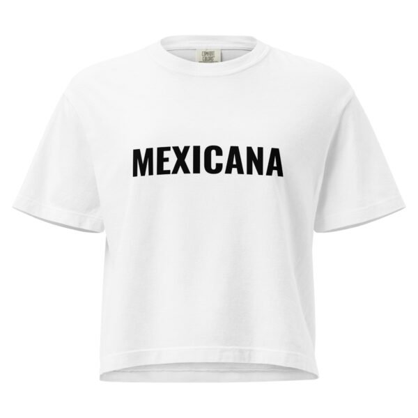 Mexicana Women’s White Heavyweight Boxy Tee